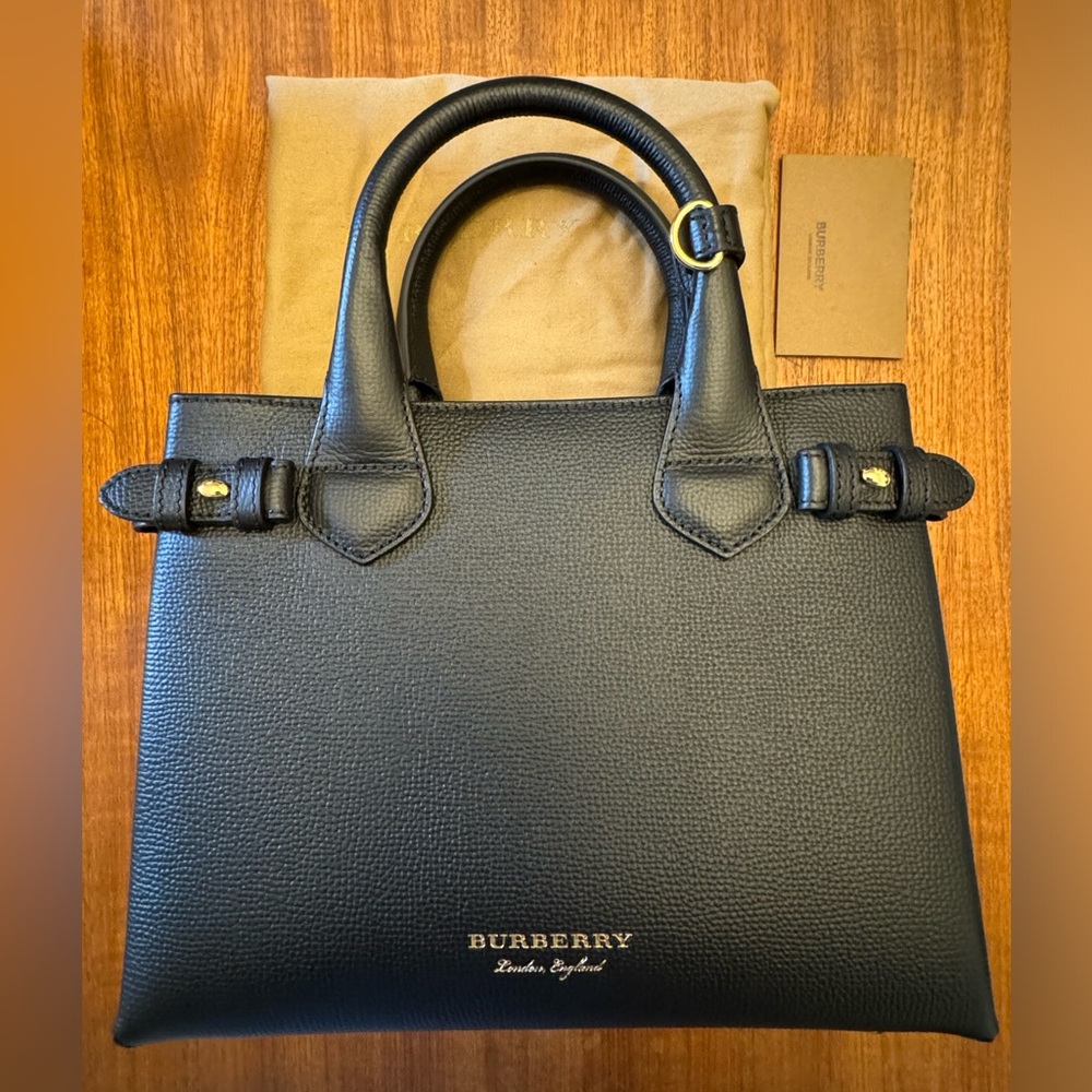 NWOT Burberry Small Banner Tote Bag